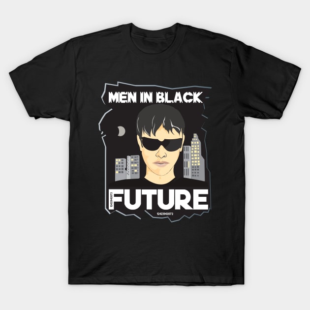 Men in black Future T-Shirt by mypointink